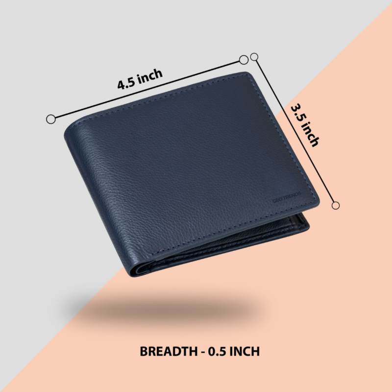 Geo Trends Classic Leather Wallet for Men - Stylish and Spacious