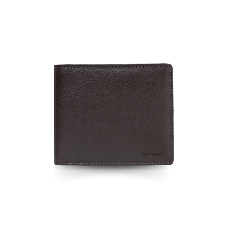 Geo Trends RFID Blocking Leather Wallet for Men - Gift-Ready Packaging