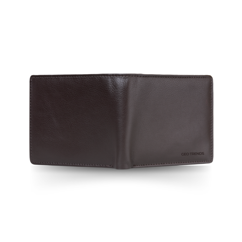 Geo Trends RFID Blocking Leather Wallet for Men - Gift-Ready Packaging