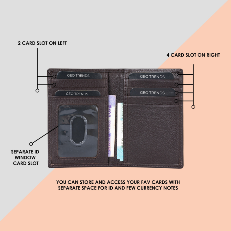 16 Geo Trends Minimalist Leather Card Holder RFID Protected and Compact