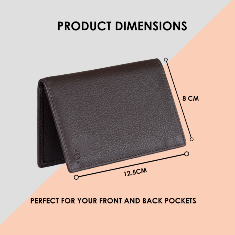 18 Geo Trends Minimalist Leather Card Holder RFID Protected and Compact