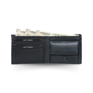 Durable Leather Wallet for Men -  Geo Trends Minimalist Collection