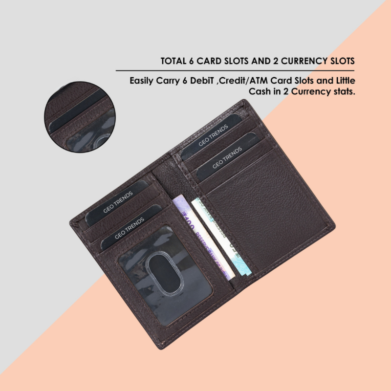 20 Geo Trends Minimalist Leather Card Holder RFID Protected and Compact