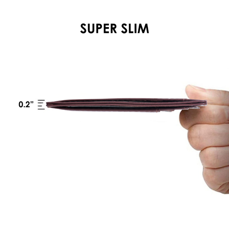 Geo Trends RFID Leather Card Holder  Premium Quality, Compact Design