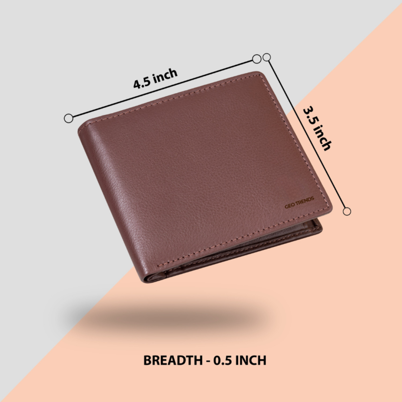 Slim and Sleek Wallet for Men -  Geo Trends RFID Blocking Feature