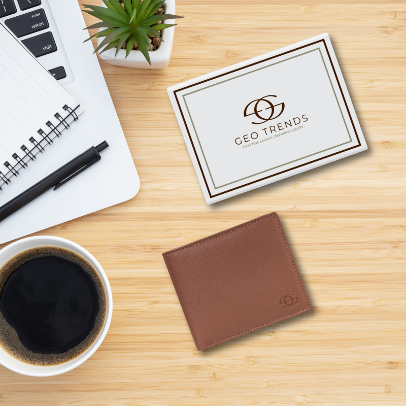 24 Handcrafted Leather Wallet for Men - Geo Trends Premium Collection
