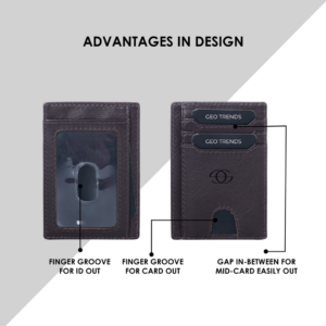 26 Geo Trends Mens Leather Card Holder Slim, Secure, and Elegant