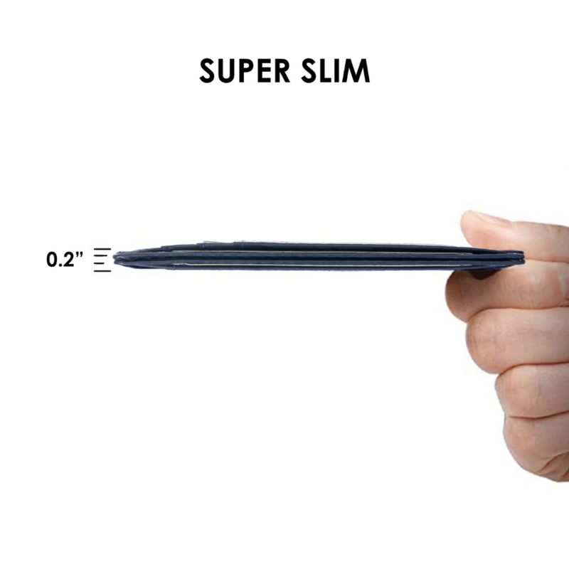 3 Geo Trends Timeless Leather Card Holder RFID Protected and Stylish