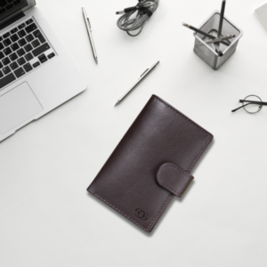 Geo Trends Compact Leather Card Holder  RFID Blocking and Slim Fit