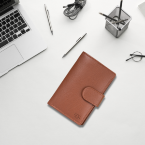 Geo Trends Elegant Leather Card Holder for Men  RFID Protection Included