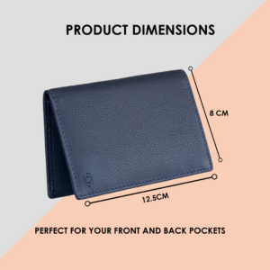 Geo Trends Mens Slim Leather Card Holder  RFID Blocking for Security
