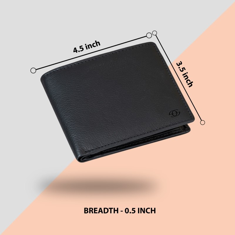 5 Premium Leather Bifold Wallet for Men by Geo Trends - Durable and Elegant