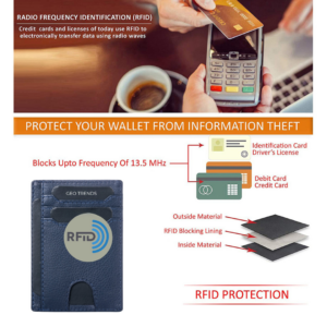 5 Geo Trends Timeless Leather Card Holder RFID Protected and Stylish