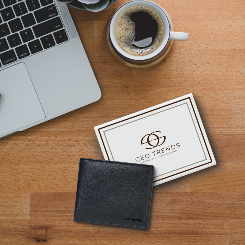 6 Luxury Leather Wallet for Men - Geo Trends Durable and Compact Design