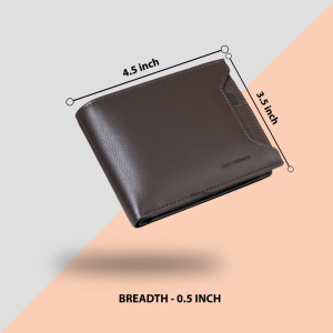 Men's Leather Wallet with Coin Pocket – Compact & Durable | GeoTrends