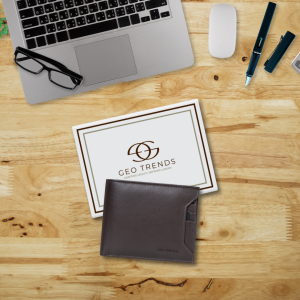 Men's Leather Wallet with Coin Pocket – Compact & Durable | GeoTrends