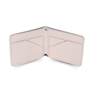 2 Minimalist RFID Leather Wallet for Men – Slim Pocket Wallet with ID Window