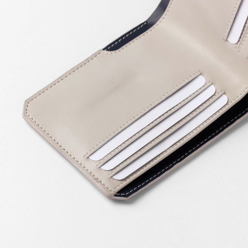 Premium Leather Bifold Wallet for Men – RFID Secure Card Holder with Multiple Slots