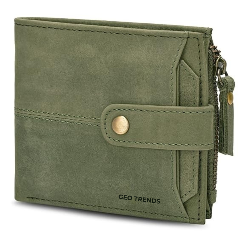 5 RFID Blocking Leather Wallet for Men – Slim Elegant Bifold Card Holder