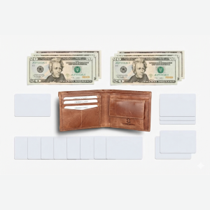 Luxury Genuine Leather Wallet for Men – RFID Protected Slim Wallet with Card Holder