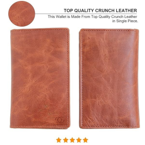 Geo Trends Premium RFID Leather Card Holder for Men – Slim, Durable & Minimalist Wallet